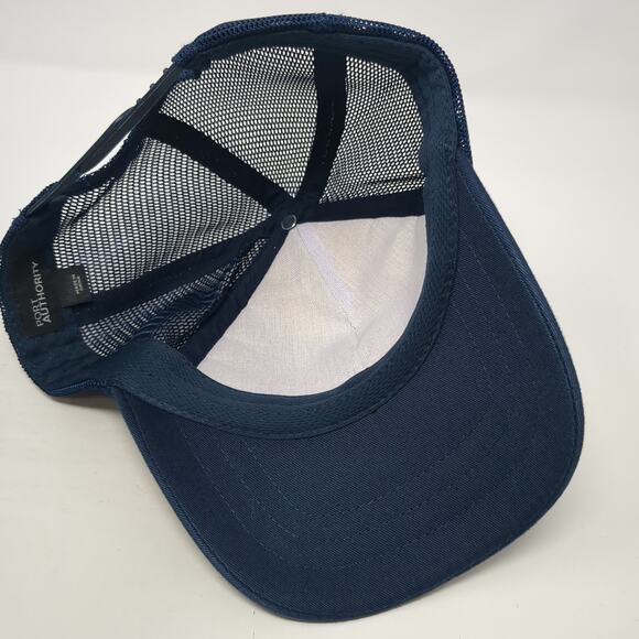 St. Marks Future Cities Team Snapback Trucker Hat Blue One Size Mesh Back - Picture 7 of 10